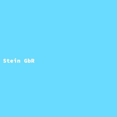 Hersteller: Stein GbR