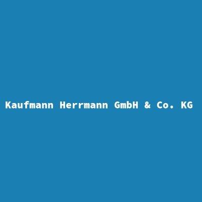 Hersteller: Kaufmann Herrmann GmbH &amp; Co. KG