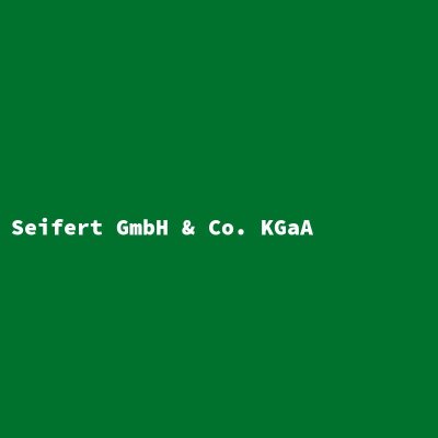 Hersteller: Seifert GmbH &amp; Co. KGaA