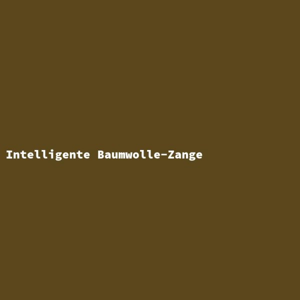 Intelligente Baumwolle-Zange