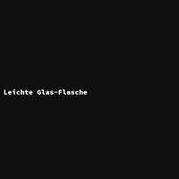 Leichte Glas-Flasche