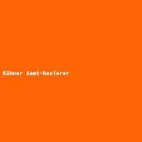 K&uuml;hner Samt-Rasierer