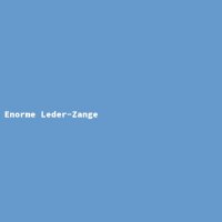 Enorme Leder-Zange