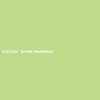 Schicke Seide-Badehose