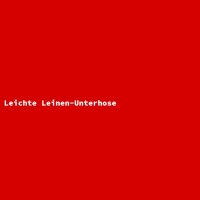 Leichte Leinen-Unterhose