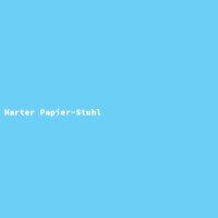 Harter Papier-Stuhl