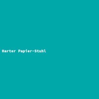 Harter Papier-Stuhl